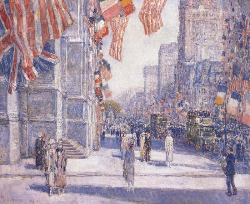  Early Morning on the Avenue in May 1917
